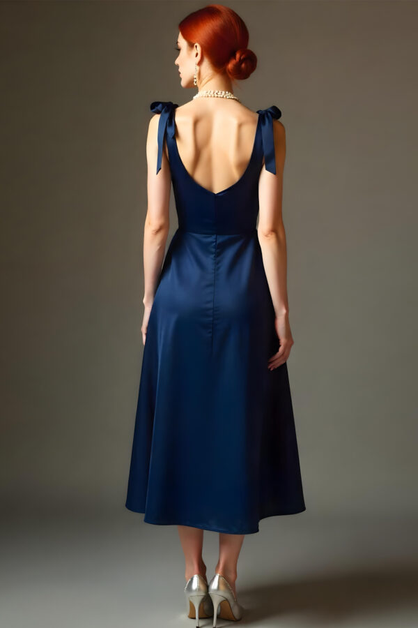 Studio Amala Midnight Sapphire Navy Blue Dress - Image 2