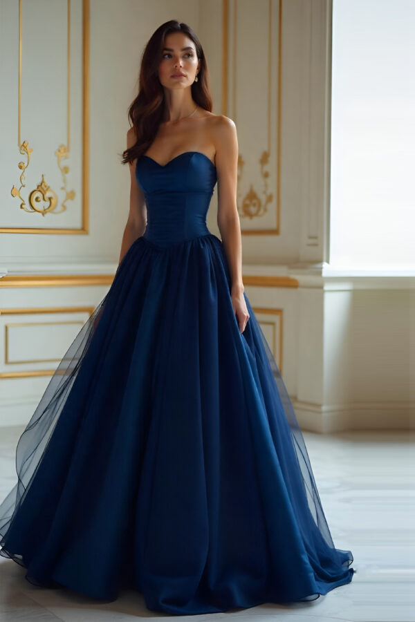 Midnight Serenade Navy Blue Gown (Copy)